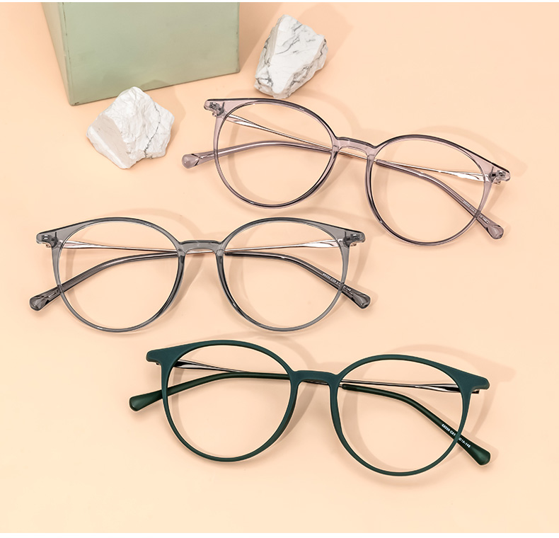Ohnicio Lila Rund Brille