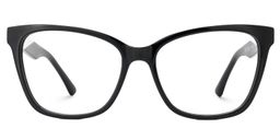 Shinana Schwarz Cateye Brille0