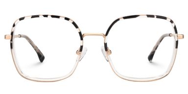 Kelby Schwarz-Tortoise Quadratisch Brille