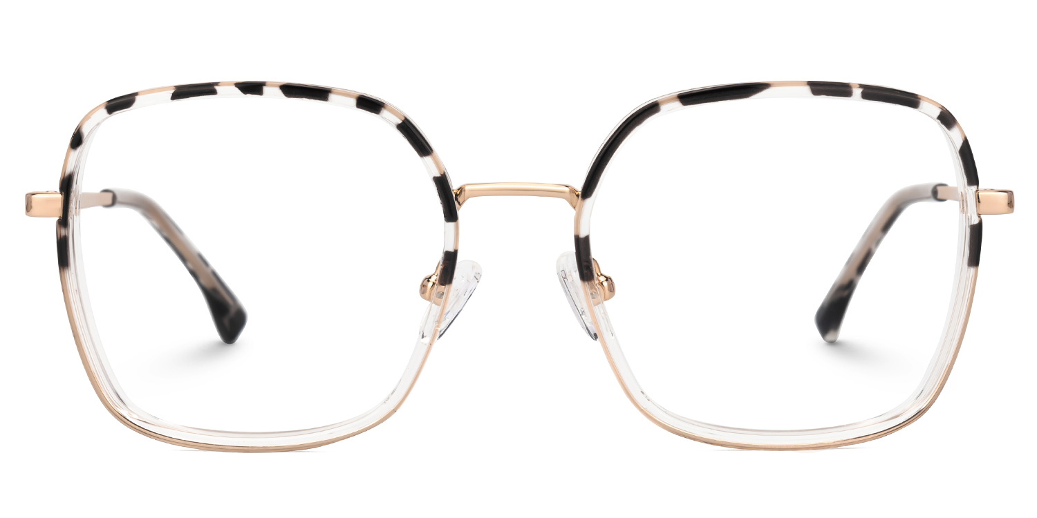 Kelby Schwarz-Tortoise Quadratisch Brille0