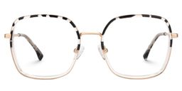 Kelby Schwarz-Tortoise Quadratisch Brille0