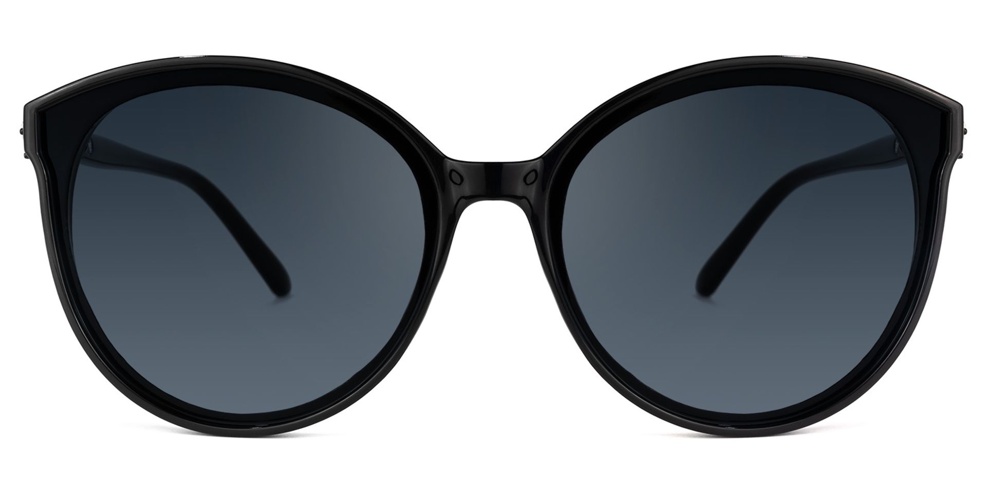 Steffi Schwarz Rund Sonnenbrille0