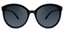 Steffi Schwarz Rund Sonnenbrille0