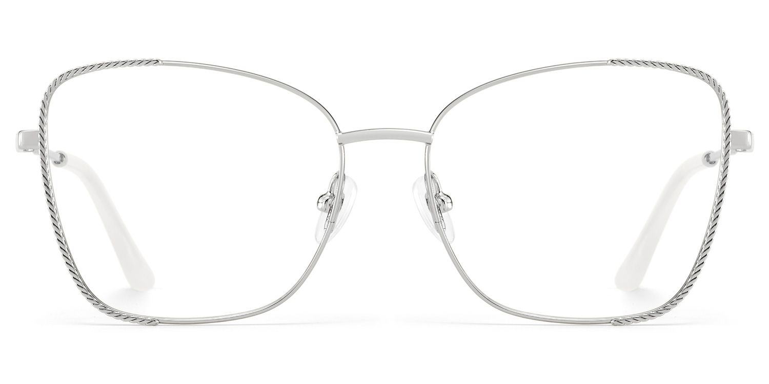Kai Silber Schmetterling Metall Brille0