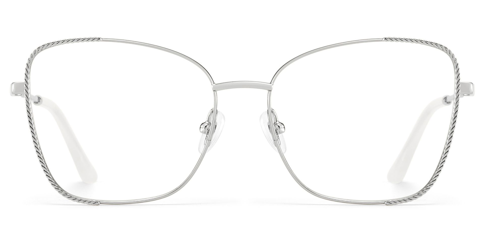 Kai Silber Schmetterling Metall Brille0