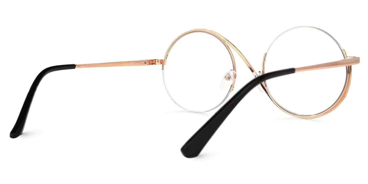 Alina Schwarz Rund Brille6