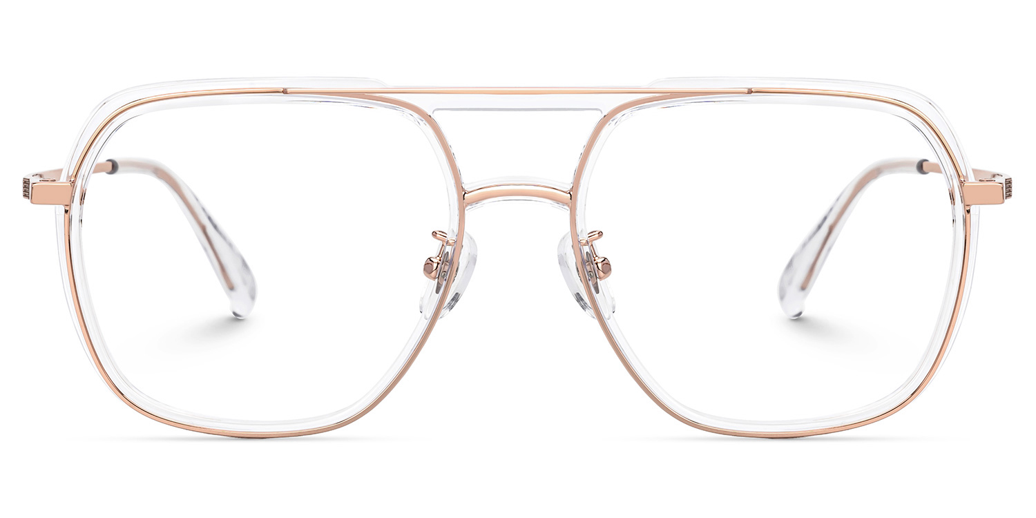 Rickey Gold Pilot Brille gutes Bild
