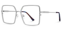 Thalia Silber Quadratisch Brille1