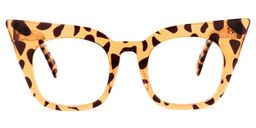 Chandra Gelbe Tortoise Cateye Brille0