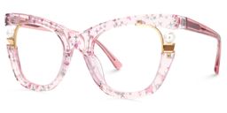 Pearl Rosa Cateye Brille5