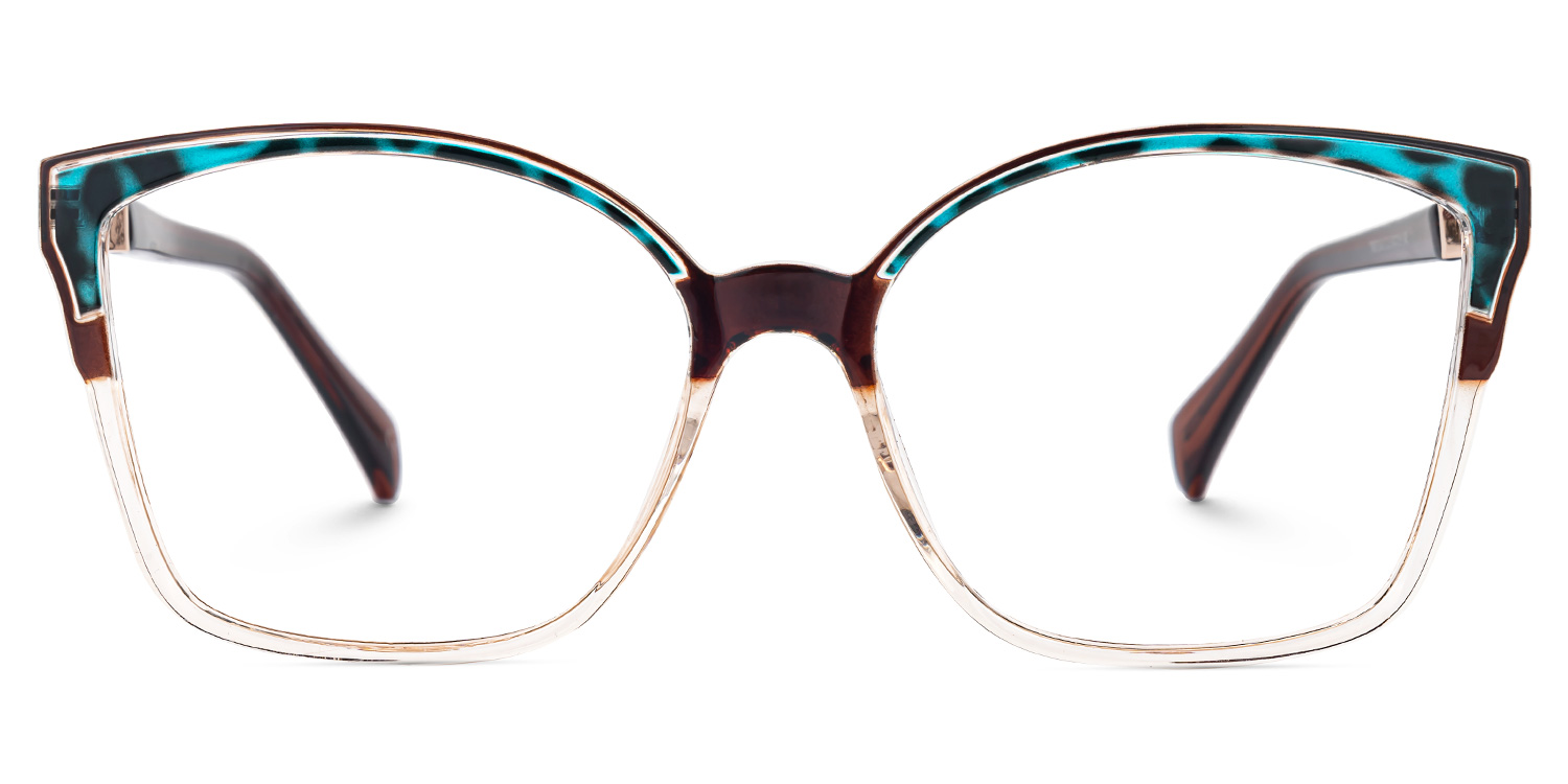 Fabiola Blau-Tortoise Cateye Brille0