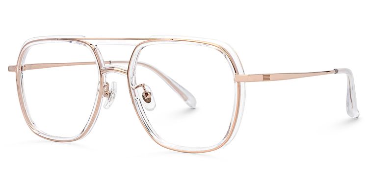 Rickey Gold Pilot Brille