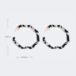 Greta Schwarz-Weiß Ohrring2