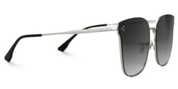 Chloe Silber Quadratisch Sonnenbrille3