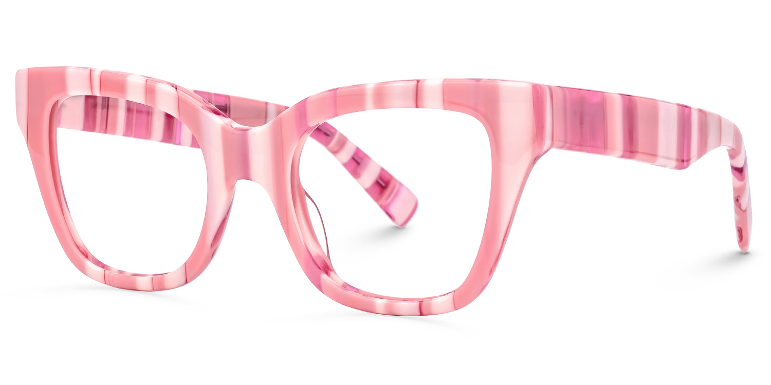 ZEELOOL Nereyda Kaugummi Bunt Cateye Bonbon Brille
