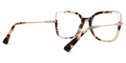 Julina Blumendruck-Braun Cateye Brille2