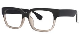 Colin Schwarz Grau Rechteckig Brille1