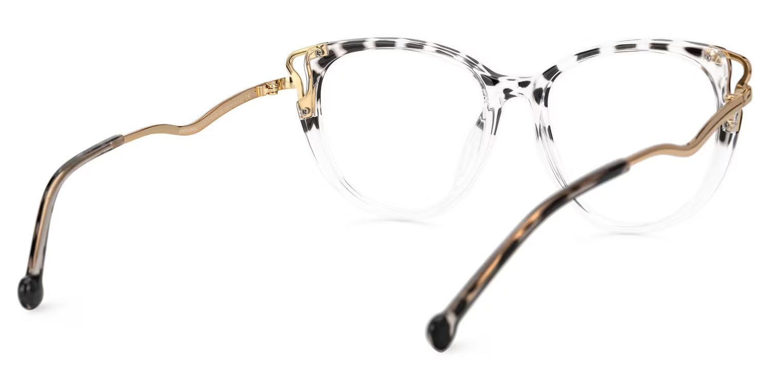 Chapman Schwarz-Tortoise Cateye Brille3