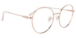 Petula Rosa-Gold Rund Brille2