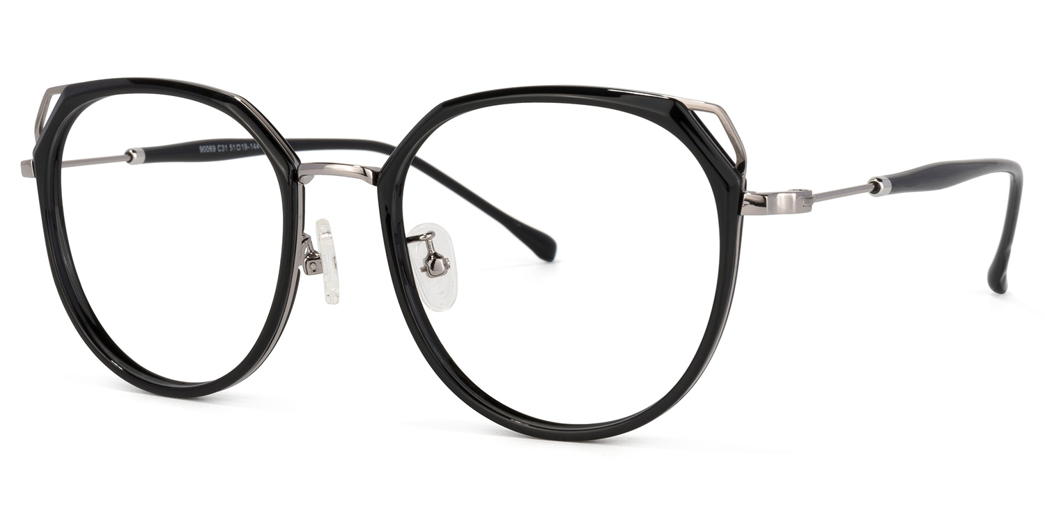 Ofelia Schwarz Geometrisch Brille3