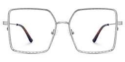 Thalia Silber Quadratisch Brille0