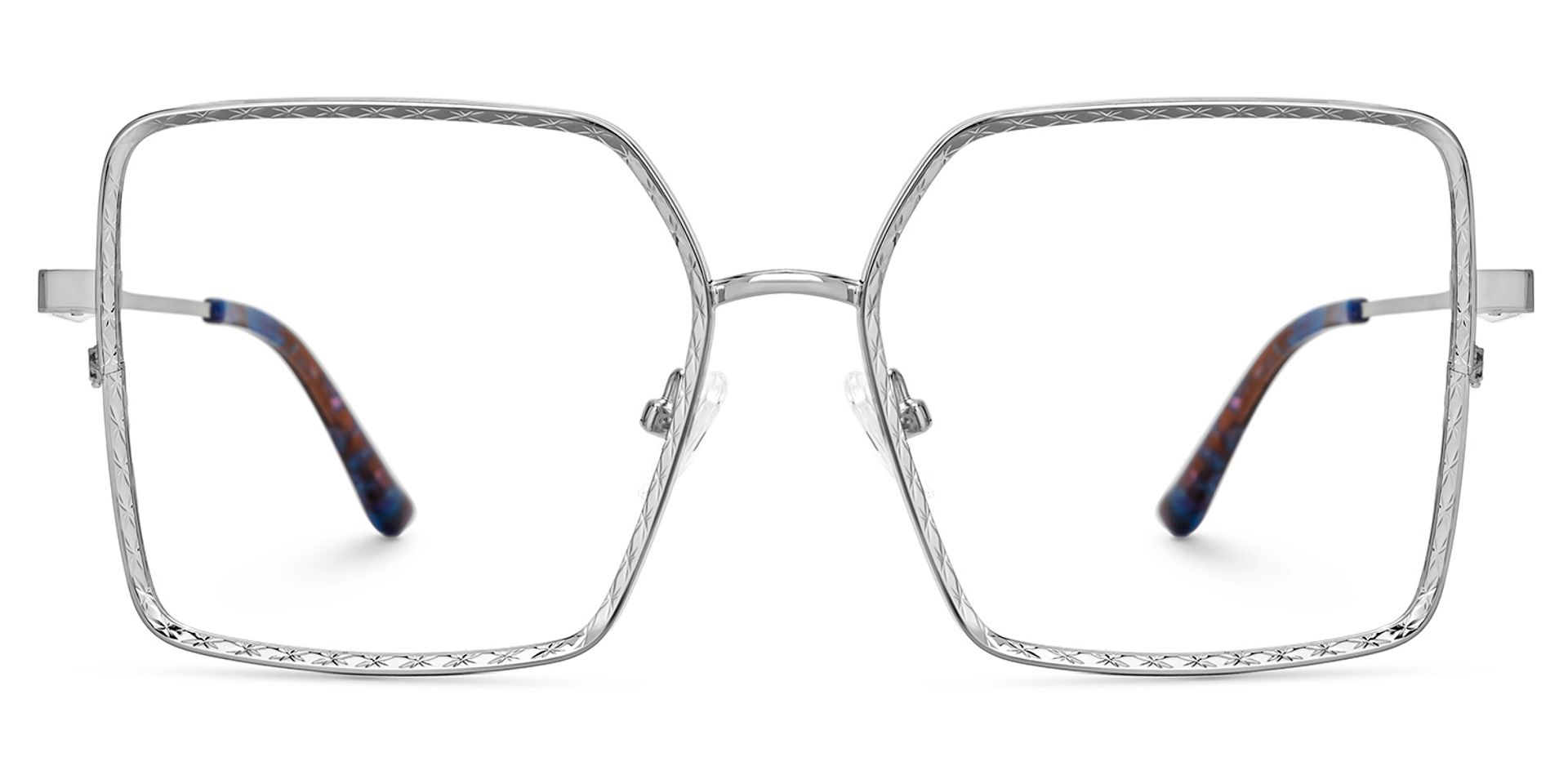 Thalia Silber Quadratisch Metall Brille0