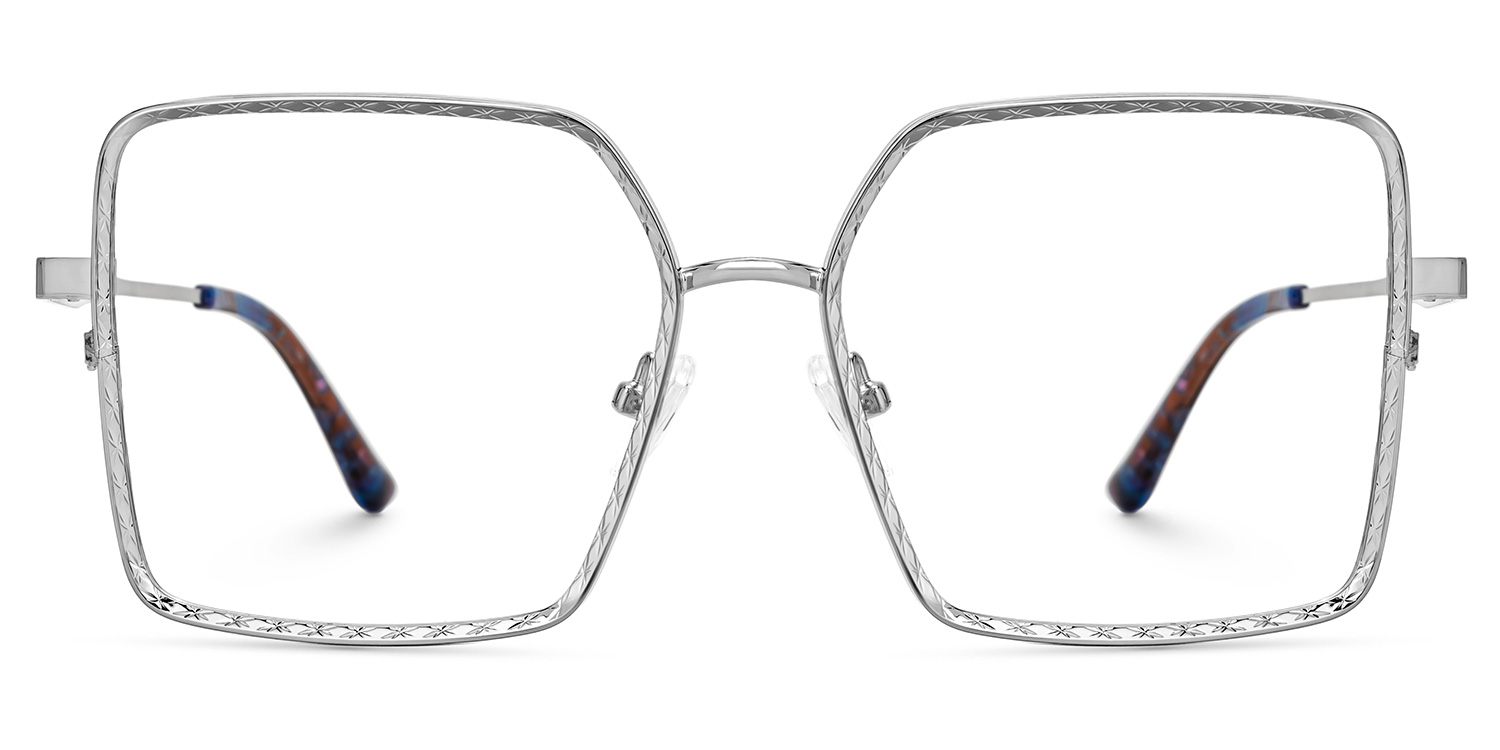 Thalia Silber Quadratisch Brille