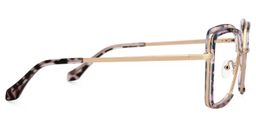 Chris Lila-Blumendruck Geometrisch Brille4