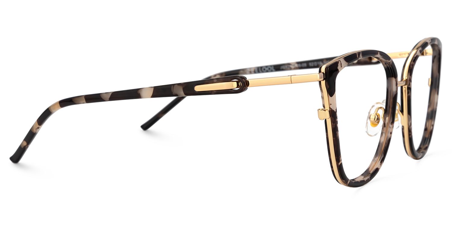 Marisa Tortoise Cateye Gemischte Materialien Brille2