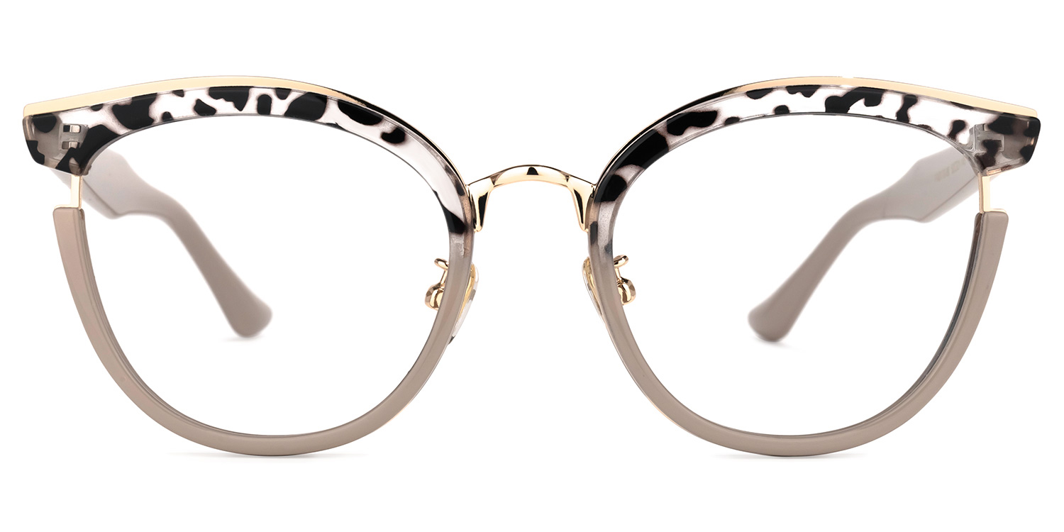 Laraine Champagner Cateye Brille0