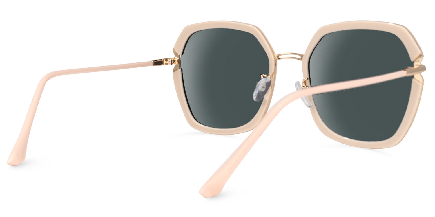 Kanoa Hellrosa Geometrisch Sonnenbrille2
