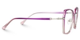 Burt Lila-Rosa Rechteckig Brille5