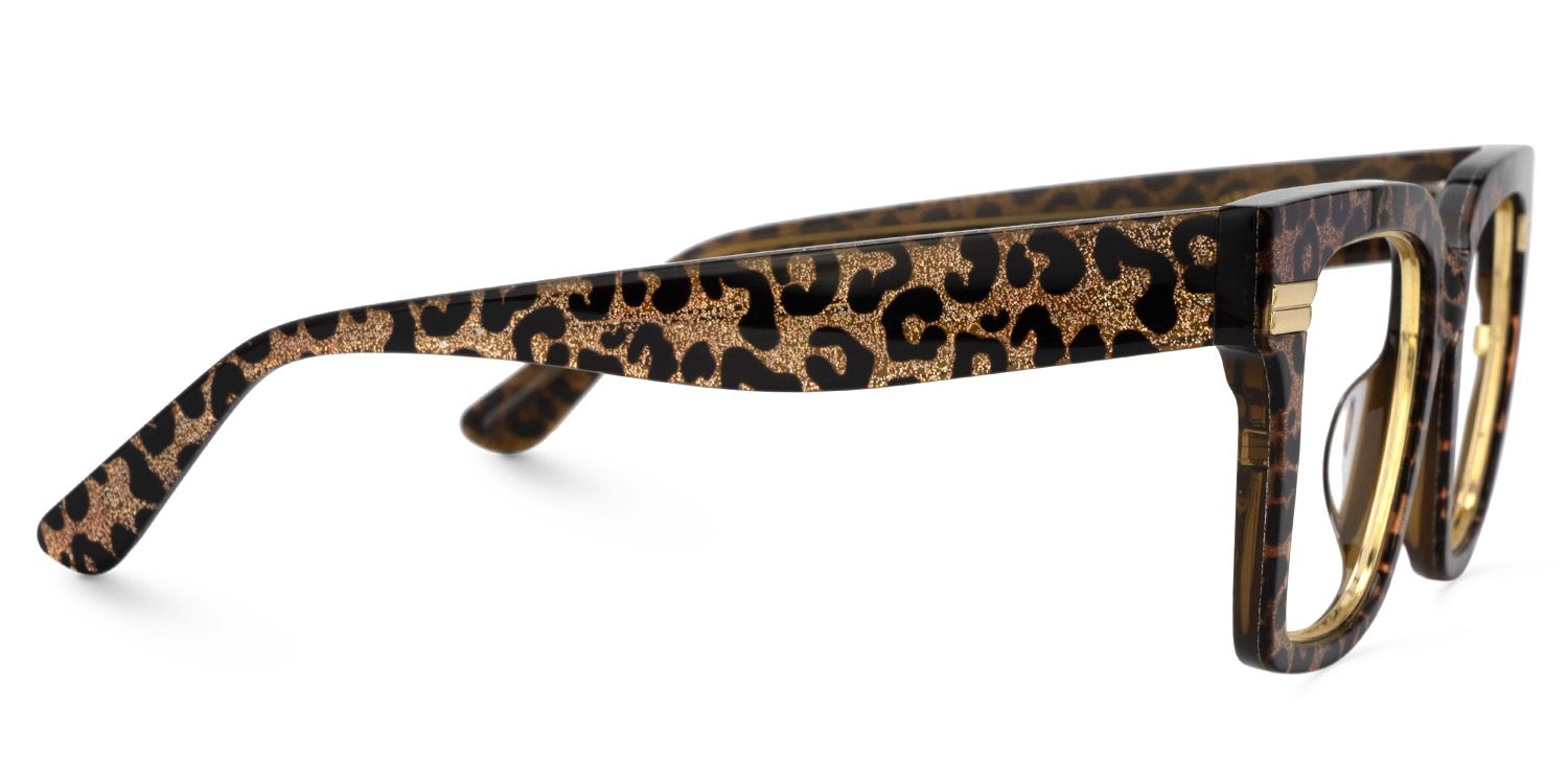 Taylor Braun-Leo Quadratisch Gemischte Materialien Brille5