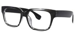 Colin Schwarz Rechteckig Brille1