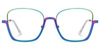Easter Bunt Quadratisch Brille0