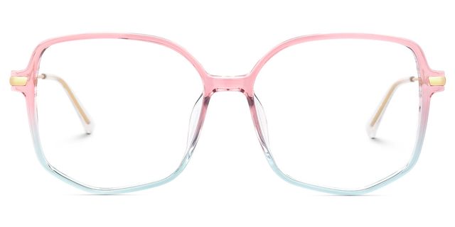 Payton Rosa-Blau Geometrisch Brille