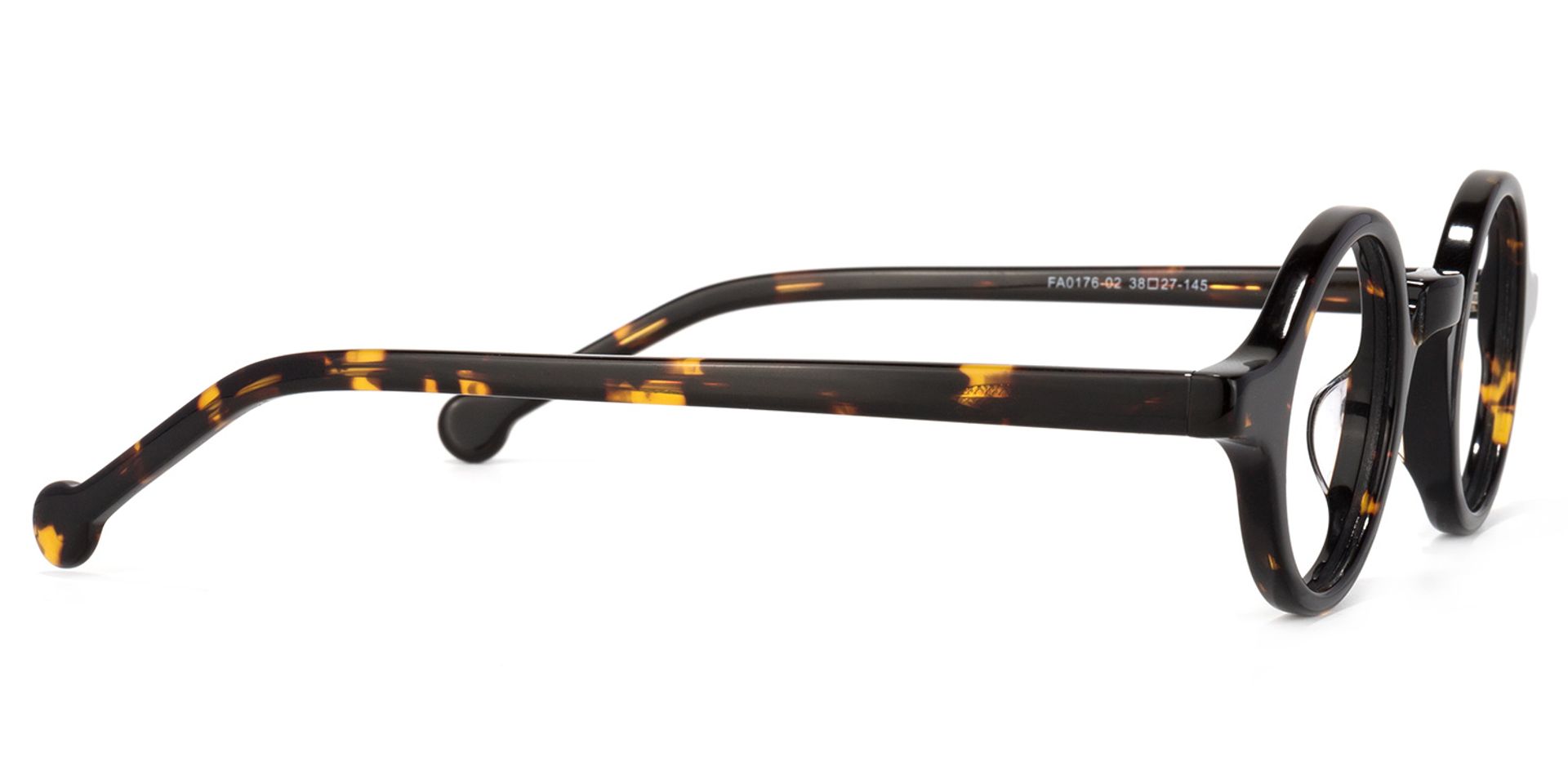 Arale Tortoise Rund Vollrand  Brille3