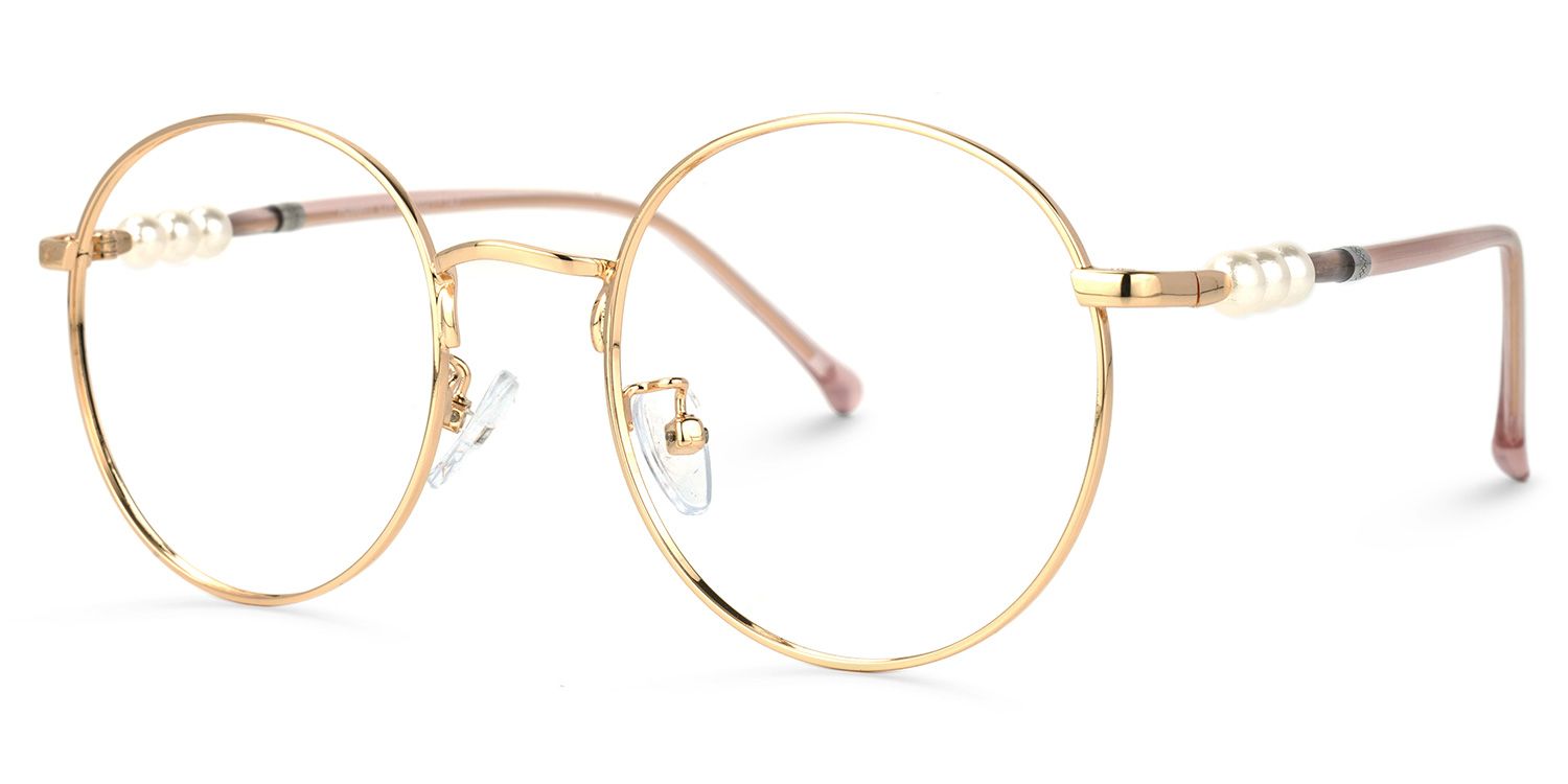 Thady Goldene Runde Brille1