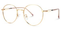 Thady Goldene Runde Brille1