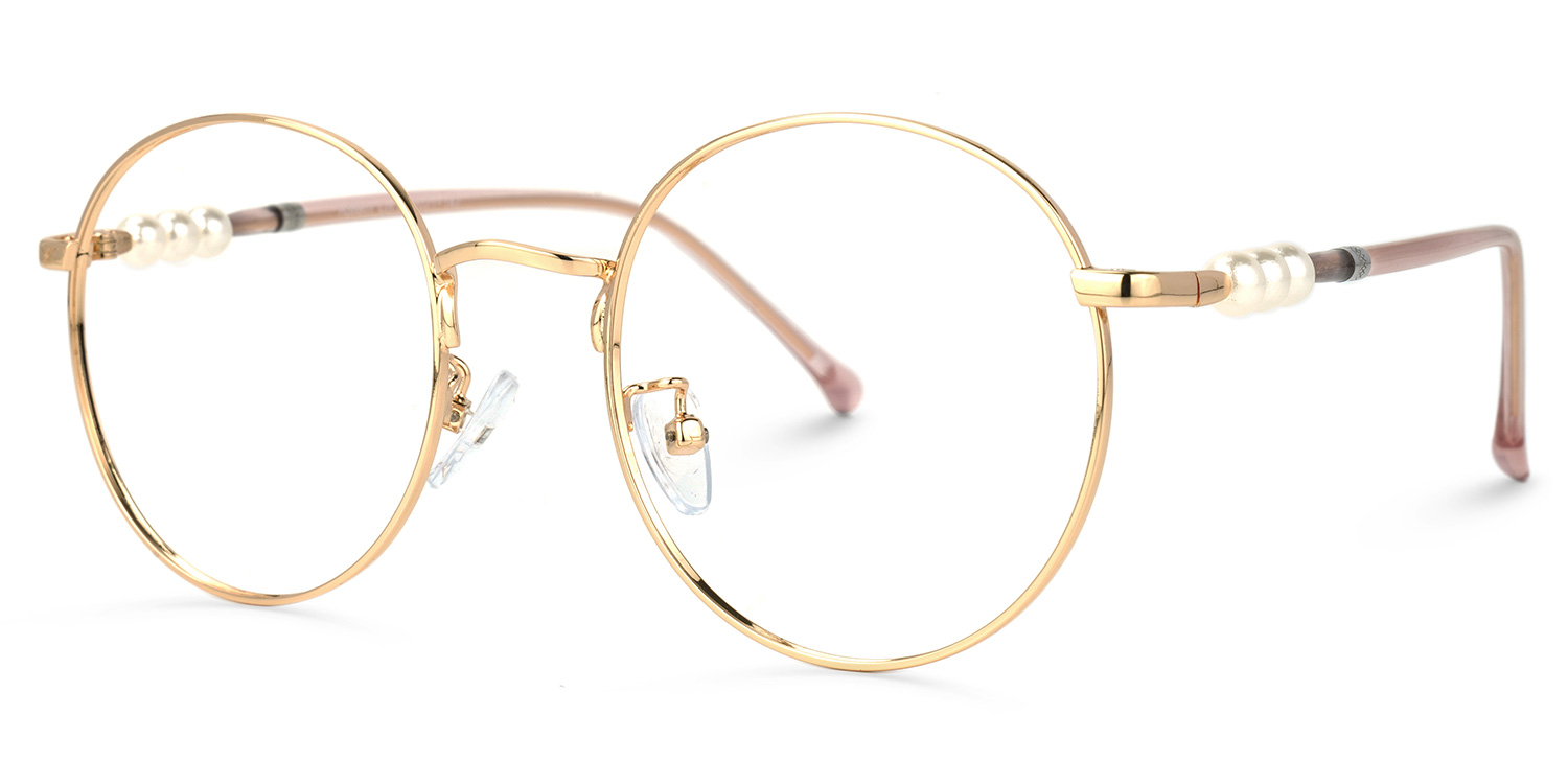 Thady Goldene Runde Brille1