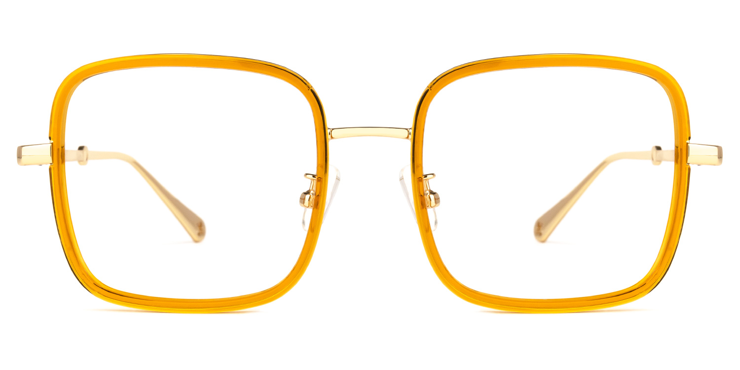 Jace Gelb Quadratisch Brille0