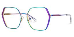 Belen Bunt Geometrisch Brille4