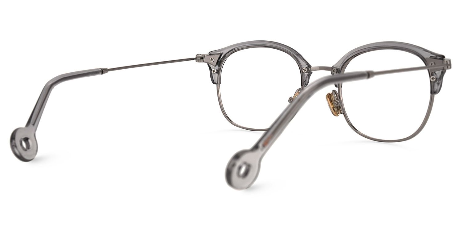 Nahor Grau Browline Brille3