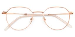 Thea Gold Geometrisch Brille3