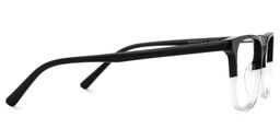 Barnhill Schwarz-Klar Quadratisch Brille2
