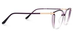 Walden Dunkellila Cateye Brille4