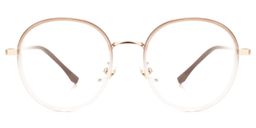 Nakita Braun Rund Brille0