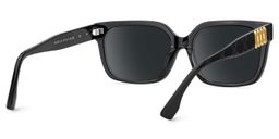 Liesel Schwarz Rechteckig Sonnenbrille4