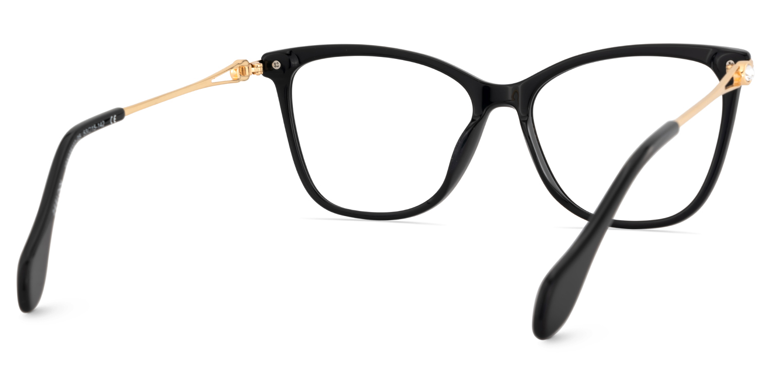 Westley Schwarz Schmetterling Brille4