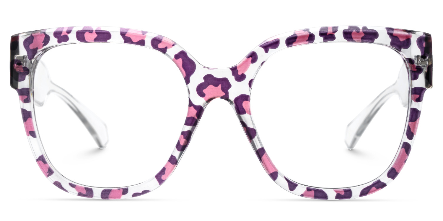 Trisha Lila-Rosa Quadratisch Brille